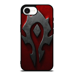 WORLD OF WARCRAFT HORDE BLACK LOGO iPhone 16e Case Cover WORLD OF WARCRAFT HORDE BLACK LOGO iPhone 16e Case Cover