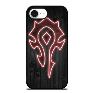 WORLD OF WARCRAFT HORDE WOOD LOGO iPhone 16e Case Cover WORLD OF WARCRAFT HORDE WOOD LOGO iPhone 16e Case Cover