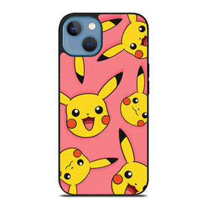 POKEMON SMILING PIKACHU PINK iPhone 13 Case Cover POKEMON SMILING PIKACHU PINK iPhone 13 Case Cover