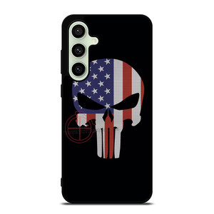AMERICAN FLAG PUNISHER Samsung Galaxy S24 FE Case Cover AMERICAN FLAG PUNISHER Samsung Galaxy S24 FE Case Cover