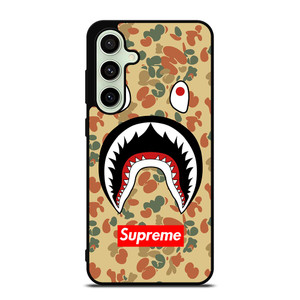 BAPE CAMO SHARK SUPREME Samsung Galaxy S24 FE Case Cover BAPE CAMO SHARK SUPREME Samsung Galaxy S24 FE Case Cover