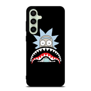 BAPE SHARK RICK AND MORTY Samsung Galaxy S24 FE Case Cover BAPE SHARK RICK AND MORTY Samsung Galaxy S24 FE Case Cover