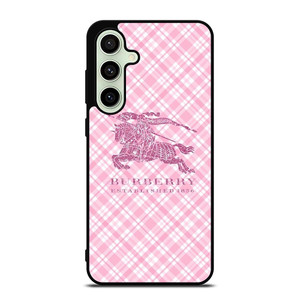 BURBERRY LOGO PINK PATTERN Samsung Galaxy S24 FE Case Cover BURBERRY LOGO PINK PATTERN Samsung Galaxy S24 FE Case Cover