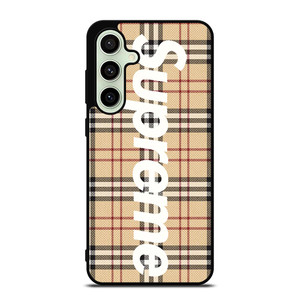 BURBERRY X SUPREME 2 Samsung Galaxy S24 FE Case Cover