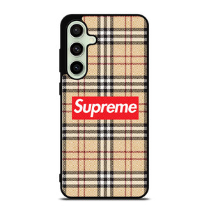 BURBERRY X SUPREME Samsung Galaxy S24 FE Case Cover BURBERRY X SUPREME Samsung Galaxy S24 FE Case Cover