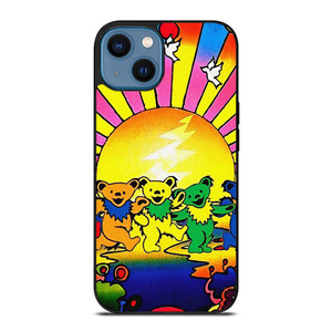GRATEFUL DEAD DANCING BEARS ART  iPhone 14 Case Cover