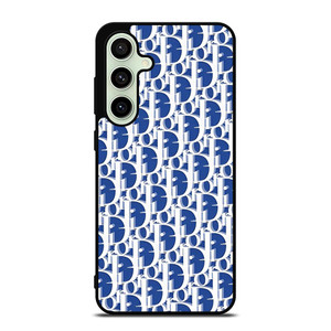 CHRISTIAN DIOR BLUE MONOGRAM Samsung Galaxy S24 FE Case Cover CHRISTIAN DIOR BLUE MONOGRAM Samsung Galaxy S24 FE Case Cover