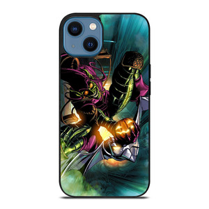 GREEN GOBLIN SPIDERMAN CARTOON iPhone 14 Case Cover GREEN GOBLIN SPIDERMAN CARTOON iPhone 14 Case Cover