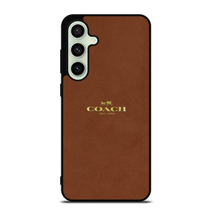 COACH NEW YORK LOGO ICON BROWN Samsung Galaxy S24 FE Case Cover COACH NEW YORK LOGO ICON BROWN Samsung Galaxy S24 FE Case Cover