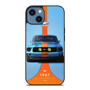 GULF RACING FORD MUSTANG 1967 iPhone 14 Case Cover GULF RACING FORD MUSTANG 1967 iPhone 14 Case Cover