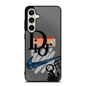 DIOR OFF WHITE SUPREME LOGO Samsung Galaxy S24 FE Case Cover DIOR OFF WHITE SUPREME LOGO Samsung Galaxy S24 FE Case Cover
