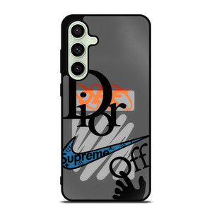 DIOR SUPREME OFF WHITE NIKE LOGO Samsung Galaxy S24 FE Case Cover DIOR SUPREME OFF WHITE NIKE LOGO Samsung Galaxy S24 FE Case Cover