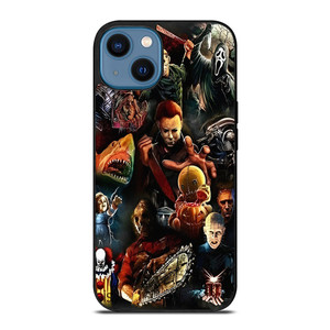 HORROR MOVIES CROSSOVER iPhone 14 Case Cover HORROR MOVIES CROSSOVER iPhone 14 Case Cover