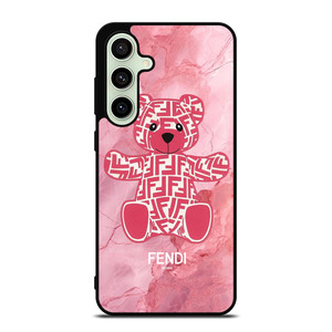 FENDI ROMA LOGO PINK BEAR Samsung Galaxy S24 FE Case Cover FENDI ROMA LOGO PINK BEAR Samsung Galaxy S24 FE Case Cover