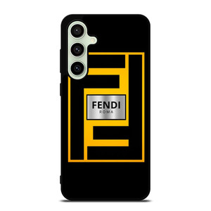 FENDI ROMA YELLOW LOGO Samsung Galaxy S24 FE Case Cover FENDI ROMA YELLOW LOGO Samsung Galaxy S24 FE Case Cover