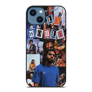 J COLE WORLD COLLAGE iPhone 14 Case Cover J COLE WORLD COLLAGE iPhone 14 Case Cover