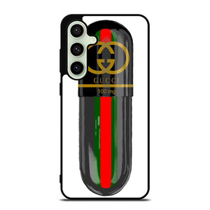 GUCCI LOGO DRUGS 100 MG ICON Samsung Galaxy S24 FE Case Cover GUCCI LOGO DRUGS 100 MG ICON Samsung Galaxy S24 FE Case Cover