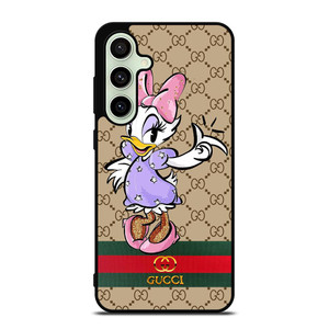 GUCCI LOGO PATTERN DAISY DUCK DISNEY Samsung Galaxy S24 FE Case Cover GUCCI LOGO PATTERN DAISY DUCK DISNEY Samsung Galaxy S24 FE Case Cover