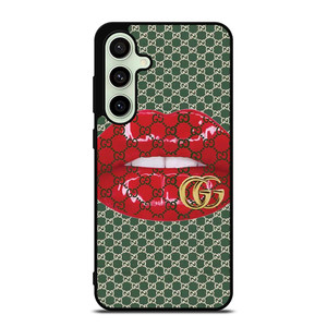 GUCCI LOGO PATTERN LIPS ICON Samsung Galaxy S24 FE Case Cover GUCCI LOGO PATTERN LIPS ICON Samsung Galaxy S24 FE Case Cover