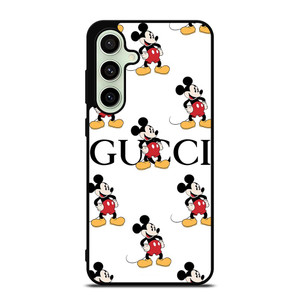 GUCCI MICKEY MOUSE DISNEY PATTERN Samsung Galaxy S24 FE Case Cover GUCCI MICKEY MOUSE DISNEY PATTERN Samsung Galaxy S24 FE Case Cover