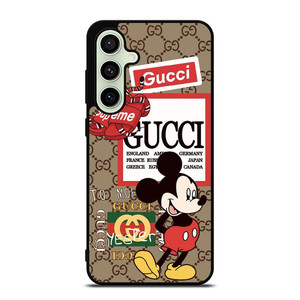 GUCCI X SUPREME X DISNEY MICKEY MOUSE ICON Samsung Galaxy S24 FE Case Cover GUCCI X SUPREME X DISNEY MICKEY MOUSE ICON Samsung Galaxy S24 FE Case Cover