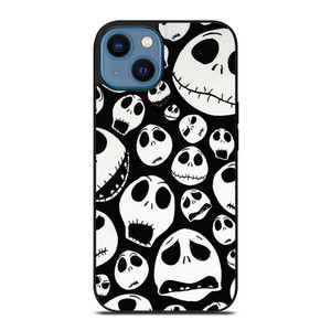 JACK SKELLINGTON SKULL PATTERN iPhone 14 Case Cover JACK SKELLINGTON SKULL PATTERN iPhone 14 Case Cover