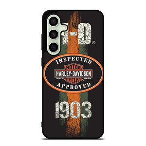 HARLEY DAVIDSON 1903 INSPECTED Samsung Galaxy S24 FE Case Cover HARLEY DAVIDSON 1903 INSPECTED Samsung Galaxy S24 FE Case Cover