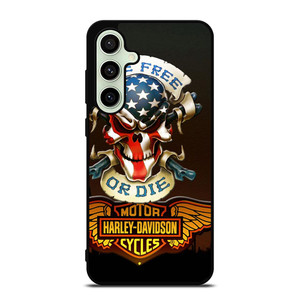 HARLEY DAVIDSON LIVE FREE OR DIE CF Samsung Galaxy S24 FE Case Cover HARLEY DAVIDSON LIVE FREE OR DIE CF Samsung Galaxy S24 FE Case Cover