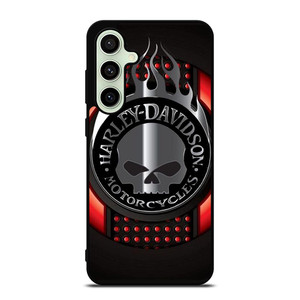 HARLEY DAVIDSON MOTORCYCLES COMPANY SKULL LOGO Samsung Galaxy S24 FE Case Cover HARLEY DAVIDSON MOTORCYCLES COMPANY SKULL LOGO Samsung Galaxy S24 FE Case Cover