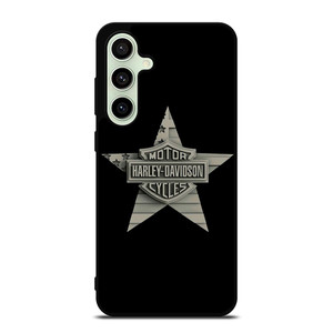 HARLEY DAVIDSON WOODEN STAR LOGO Samsung Galaxy S24 FE Case Cover HARLEY DAVIDSON WOODEN STAR LOGO Samsung Galaxy S24 FE Case Cover