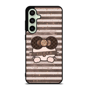 HELLO KITTY BROWN X GUCCI Samsung Galaxy S24 FE Case Cover HELLO KITTY BROWN X GUCCI Samsung Galaxy S24 FE Case Cover