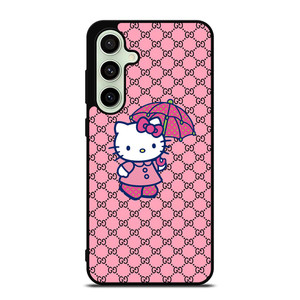 HELLO KITTY GUCCI PINK PATTERN LOGO Samsung Galaxy S24 FE Case Cover HELLO KITTY GUCCI PINK PATTERN LOGO Samsung Galaxy S24 FE Case Cover