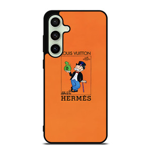 HERMES LOUIS VUITTON LV LOGO MONOPOLI ICON Samsung Galaxy S24 FE Case Cover HERMES LOUIS VUITTON LV LOGO MONOPOLI ICON Samsung Galaxy S24 FE Case Cover