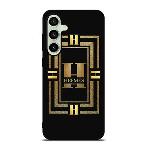 HERMES PARIS LOGO LUXURY GOLDEN ICON Samsung Galaxy S24 FE Case Cover HERMES PARIS LOGO LUXURY GOLDEN ICON Samsung Galaxy S24 FE Case Cover