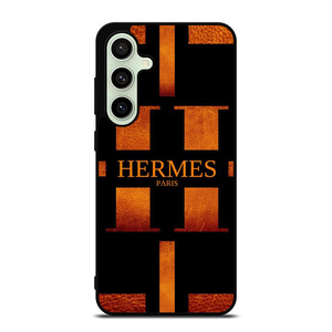 HERMES PARIS LOGO ORANGE LEATHER Samsung Galaxy S24 FE Case Cover HERMES PARIS LOGO ORANGE LEATHER Samsung Galaxy S24 FE Case Cover