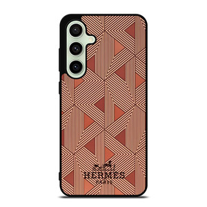 HERMES PARIS PATTERN BROWN Samsung Galaxy S24 FE Case Cover HERMES PARIS PATTERN BROWN Samsung Galaxy S24 FE Case Cover