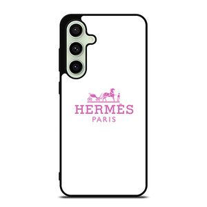 HERMES PARIS PINK LOGO Samsung Galaxy S24 FE Case Cover HERMES PARIS PINK LOGO Samsung Galaxy S24 FE Case Cover