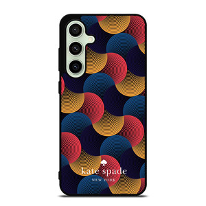 KATE SPADE NEW YORK CIRCULAR COLORFUL PATTERN Samsung Galaxy S24 FE Case Cover KATE SPADE NEW YORK CIRCULAR COLORFUL PATTERN Samsung Galaxy S24 FE Case Cover