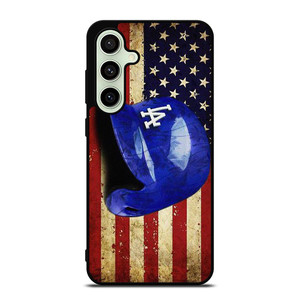 LOS ANGELES DODGERS LA BASEBALL HELMET Samsung Galaxy S24 FE Case Cover