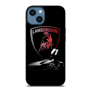 LAMBORGHINI CAR LOGO SILHOUETTE iPhone 14 Case Cover LAMBORGHINI CAR LOGO SILHOUETTE iPhone 14 Case Cover