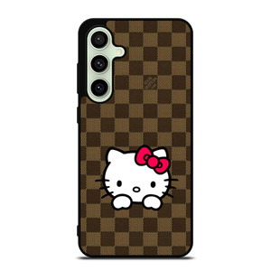 LOUIS VUITTON LOGO LV PATTERN HELLO KITTY Samsung Galaxy S24 FE Case Cover LOUIS VUITTON LOGO LV PATTERN HELLO KITTY Samsung Galaxy S24 FE Case Cover