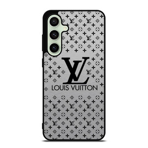 LOUIS VUITTON LV LOGO GRAY Samsung Galaxy S24 FE Case Cover LOUIS VUITTON LV LOGO GRAY Samsung Galaxy S24 FE Case Cover