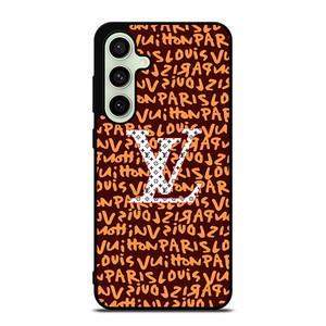 LOUIS VUITTON LV PARIS PATTERN LOGO BROWN Samsung Galaxy S24 FE Case Cover LOUIS VUITTON LV PARIS PATTERN LOGO BROWN Samsung Galaxy S24 FE Case Cover