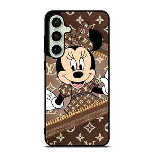 LOUIS VUITTON LV ZIPPER BROWN X MINNIE MOUSE DISNEY Samsung Galaxy S24 FE Case Cover LOUIS VUITTON LV ZIPPER BROWN X MINNIE MOUSE DISNEY Samsung Galaxy S24 FE Case Cover
