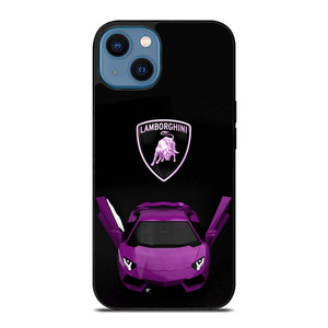 LAMBORGHINI SUPERCAR PURPLE iPhone 14 Case Cover LAMBORGHINI SUPERCAR PURPLE iPhone 14 Case Cover