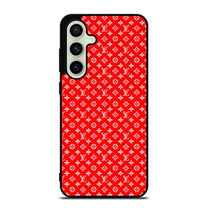 LV LOUIS VUITTON LOGO RED PATTERN Samsung Galaxy S24 FE Case Cover LV LOUIS VUITTON LOGO RED PATTERN Samsung Galaxy S24 FE Case Cover