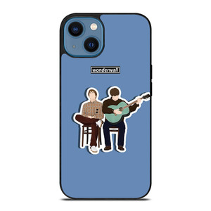 LIAM AND NOEL GALAGHER OASIS WONDERWALL iPhone 14 Case Cover LIAM AND NOEL GALAGHER OASIS WONDERWALL iPhone 14 Case Cover