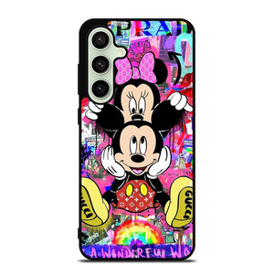 MICKEY MINNIE MOUSE DISNEY GUCCI PRADA OFF WHITE NIKE Samsung Galaxy S24 FE Case Cover MICKEY MINNIE MOUSE DISNEY GUCCI PRADA OFF WHITE NIKE Samsung Galaxy S24 FE Case Cover