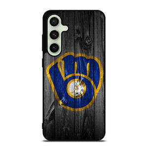 MILWAUKEE BREWERS BASEBALL WOOD LOGO Samsung Galaxy S24 FE Case Cover