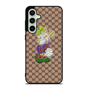 MINNIE MOUSE GUCCI PATTERN LOGO Samsung Galaxy S24 FE Case Cover MINNIE MOUSE GUCCI PATTERN LOGO Samsung Galaxy S24 FE Case Cover